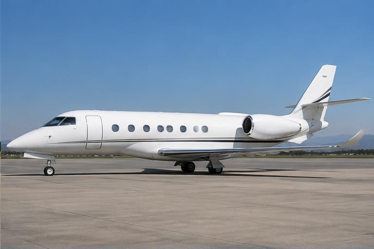 המחשה של מטוס מנהלים — Gulfstream G200